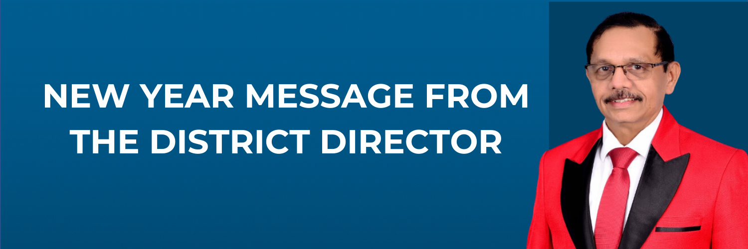 New Year Message from the District Director